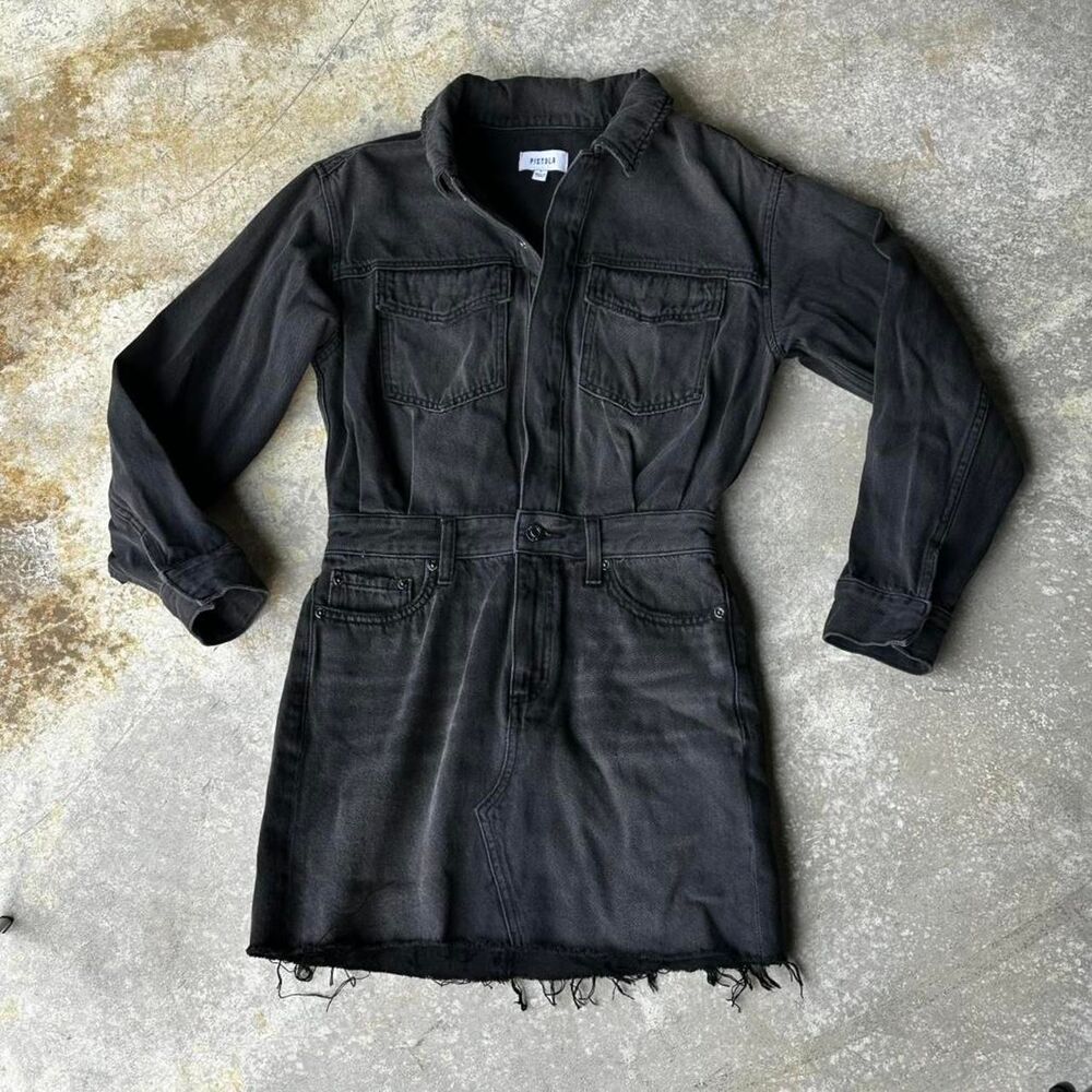 Pistola Women's Black and Grey Dress